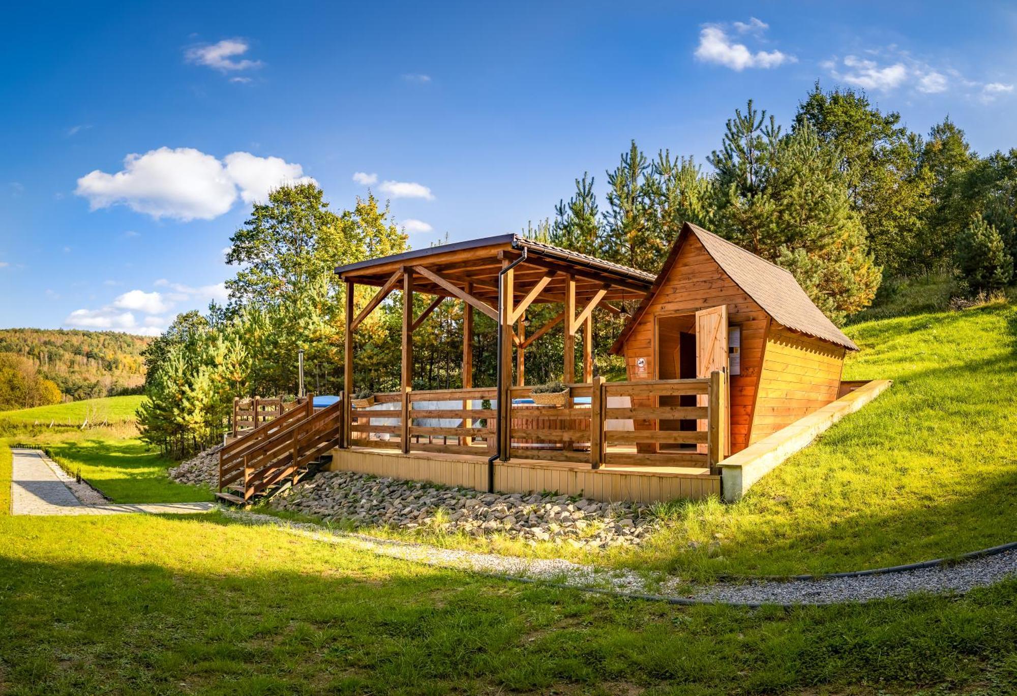 Glamping Pod Gwiazdami Pietrusza Wola Hotell Exteriör bild